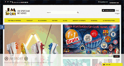 Desktop Screenshot of jmsport.be