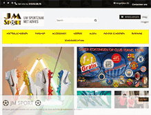 Tablet Screenshot of jmsport.be